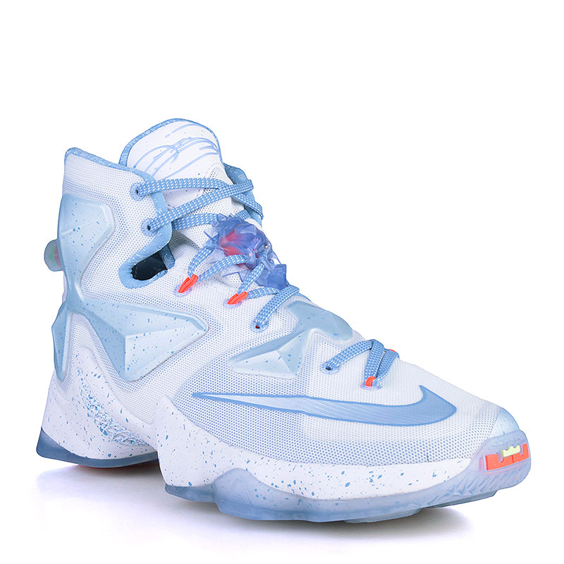 мужские белые баскетбольные кроссовки Nike Lebron XIII XMAS 816278-144 - цена, описание, фото 1